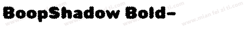 BoopShadow Bold字体转换